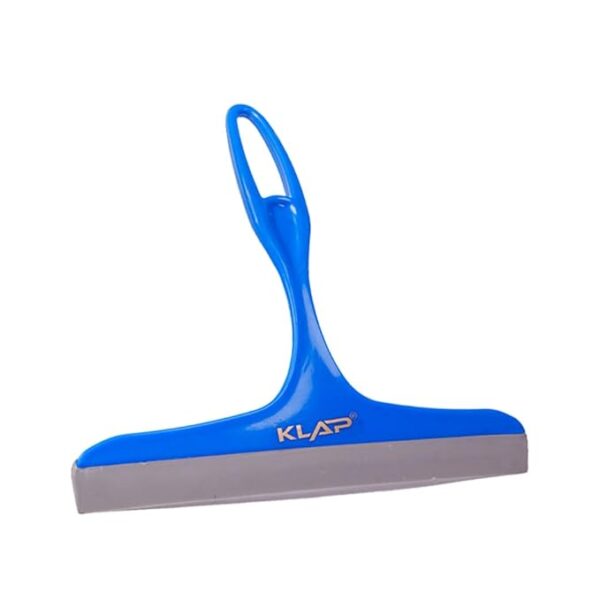 KLAP Glass Wiper All-Purpose Cleaning Solution | Sharp Virgin Silicon Edge | Unbreakable Moulded Handle|Multipurpose Glass Wiper for Kitchen Platform & Windows | (1) (Glass Wiper, PACK OF 2)