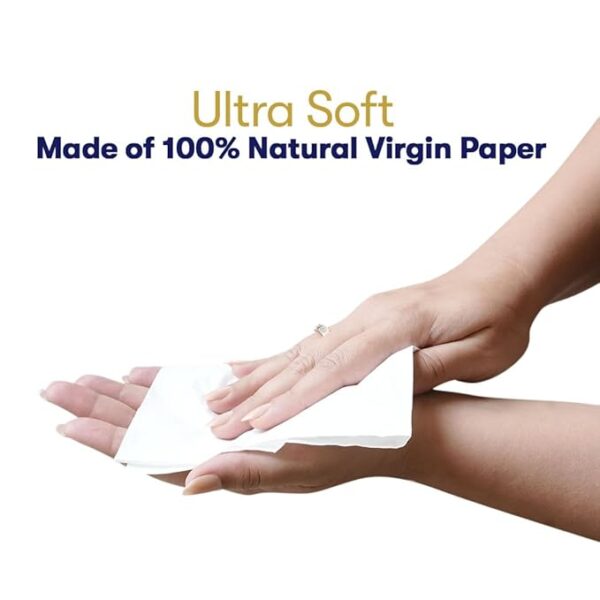 KLAP 2 PLY Napkin Paper Tissue | 100% Natural Virgin Paper | 100% Biodegradable | Highly Absorbent, Soft & Conveninet Food Contact Safe | 100 Sheet Per Pack, 30x30cm | (Pack of 2)