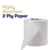 KLAP 2 Ply Toilet Paper Roll (350 Pulls,10x10cm) Pack of 1 | Set of 4 | Clog Free & Biodegradable |100% Natural Virgin Paper| Ultra Soft and Highly Absorbent