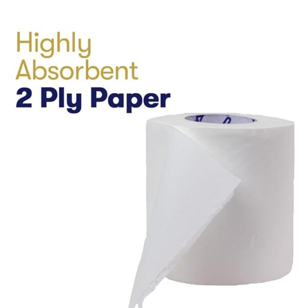 KLAP 2 Ply Toilet Paper Roll (350 Pulls,10x10cm) Pack of 1 | Set of 4 | Clog Free & Biodegradable |100% Natural Virgin Paper| Ultra Soft and Highly Absorbent