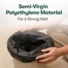 KLAP Garbage-Dustbin Bag | 75-micron semi-virgin polyethylene | Leak Proof | Tear Resistant | Easy Disposal Dustbin Garbage Bags (Small- Pack of 6 | 90 BAGS)