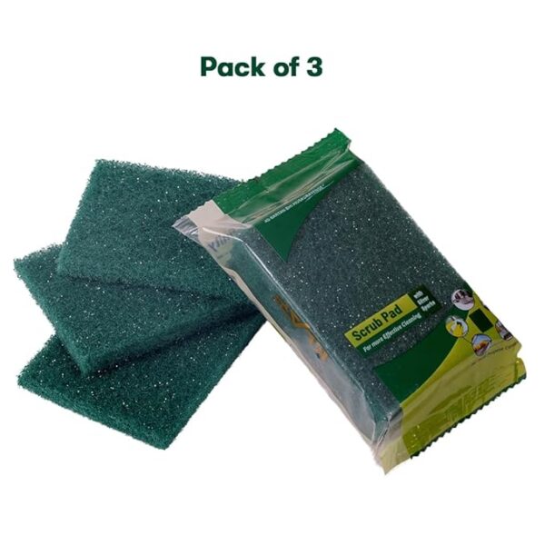 KLAP Glass Wiper combo with Scrub Pad Pack of 3 | Sharp Virgin Silicon Edge | Unbreakable Moulded Handle|Multipurpose Glass Wiper for Kitchen Platform & Windows