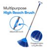 KLAP Cobweb Brush with Detachable Head Pack of 2 | Long Extendable Handle (4 Feet)| Jala Cleaning Wiper Brush | Spider for Indoor and Outdoor Web Cleaning