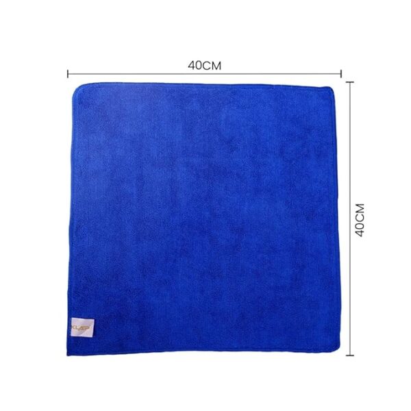 Klap Microfiber Basic Cleaning Cloth | Highly Absorbent Lint and Streak Free, Fast Drying | Soft & Scratch Free | Multipurpose Wash Cloth for Kitchen Complete Cleaning (Pack of 1, Blue)