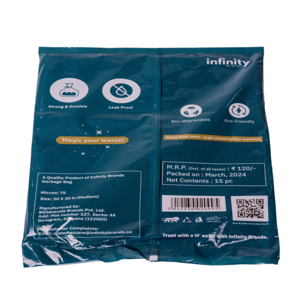 Garbage bag- 16"*20"- Pack of 15