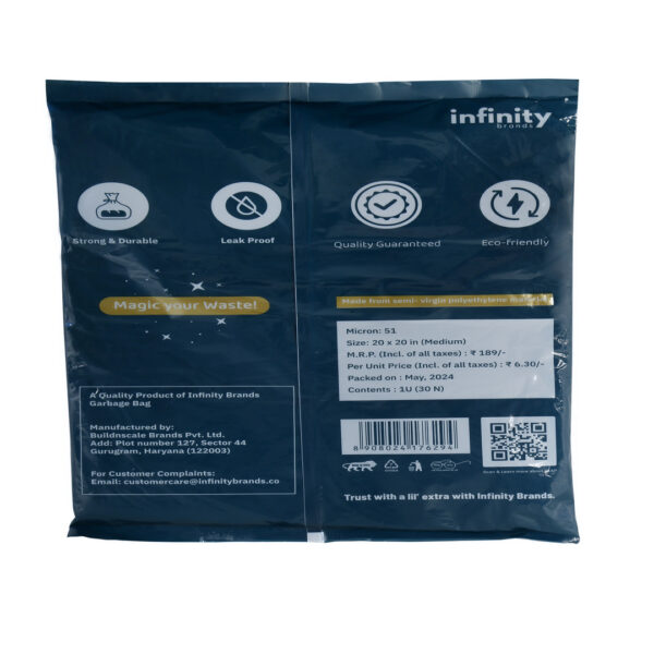 Garbage bag 20"*20"- Pack of 30