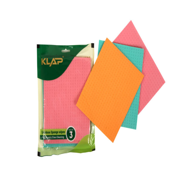 Cellulose Sponge Wipe - Pack of 3